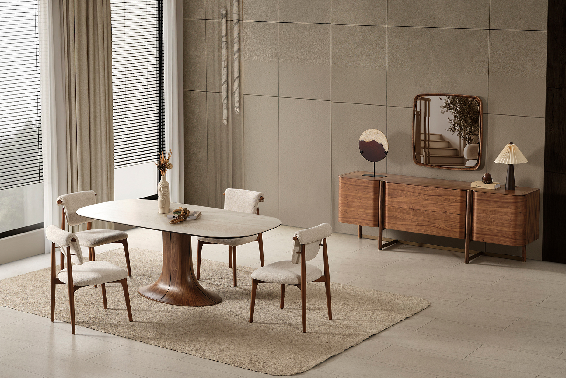 veneer-yemek-odasi-inegol-mobilya-7 Veneer Yemek Odası - Görsel 1
